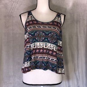 size S Rue 21 high-low racer back tank top